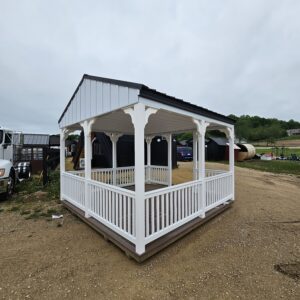 12x12 gazebo made with composite poly lumber