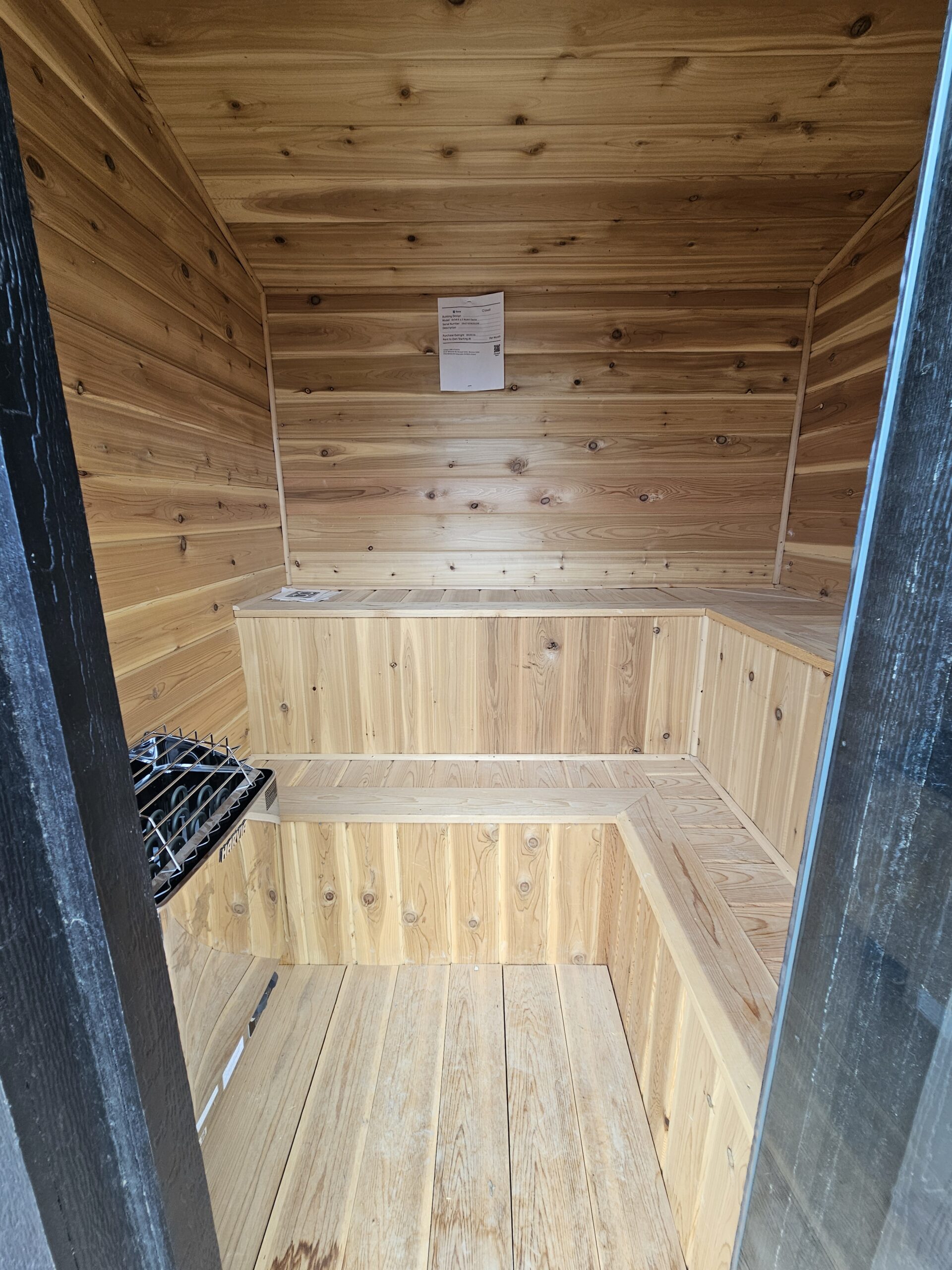 Modern Mono Slope 6’ x 7’ Sauna - Image 4
