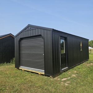12x26x8 commercial Garage with metal siding