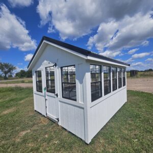 10x12 Greenhouse with planting box