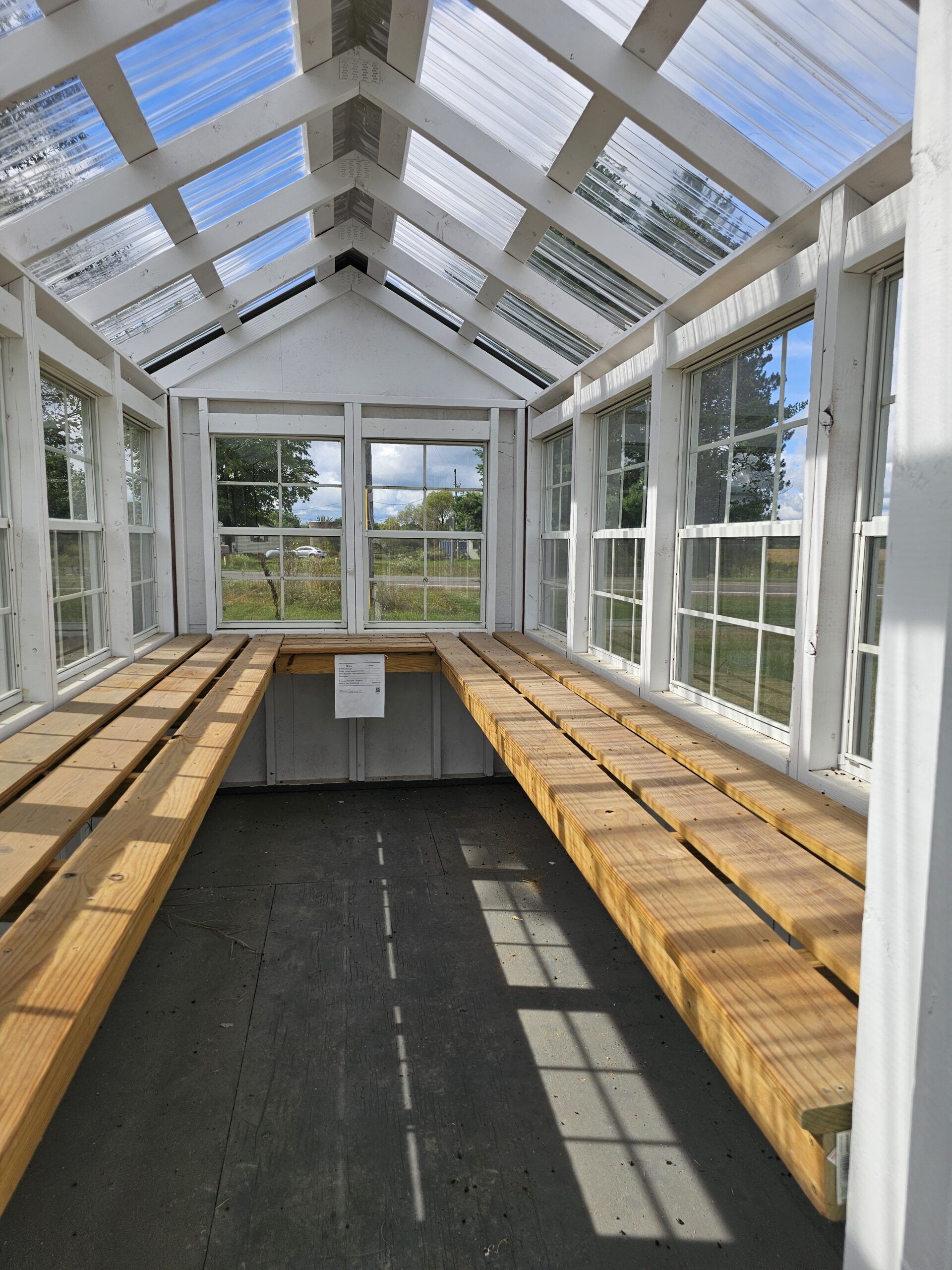 6x12 Standard Greenhouse (White) - Image 3
